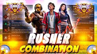 BR RANK RUSH COMBINATION | br rank best character combination | best character skill for br rank