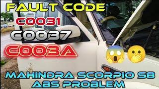 Mahindra Scorpio Fault code C0037,C003a | Mahindra Scorpio S8 ABS Problem | car wiring repair | #yt