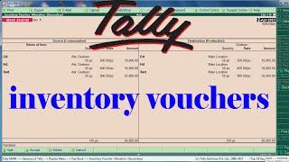 inventory voucher in tally erp 9 | tally erp 9 in inventory voucher | inventory voucher in tally