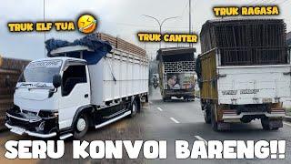 SERU POL‼️ BARU INI TRIP BAWA MUATAN KONVOI 3 TRUK