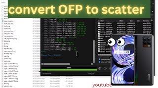 How to convert OFP to scatter format for Mediatek