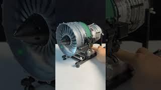 What is the experience when I put an all-metal aircraft turbofan engine on the table!!#toys #model