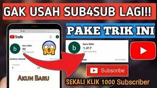 1000 SUBSCRIBER DALAM HITUNGAN JAM !!! Cara Menambah Subscriber Youtube 2024 Aman Permanen