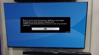 How To Fix Netflix Is No Longer Available On Your Device Error In Smart TV