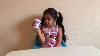 Rajvi’s Fun Club - Kids DIY science experiment making instant snow at home.