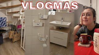 Vlogmas'24 #18 | Sonunu böyle beklemiyordum, Merdiven altı raflar, Banyo dolabı, ev baya toparlandı!