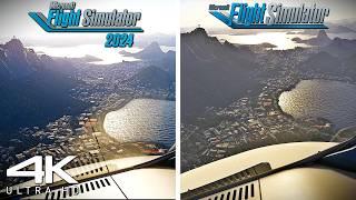 Microsoft Flight Simualtor 2024 vs Microsoft Flight Simulator 2020| RTX 4090 | Cockpit Comparison 4K