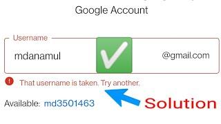 Solution of gmail's username problem