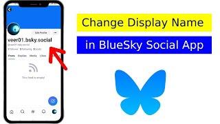 How to Update your Display Name in BlueSky Social App?