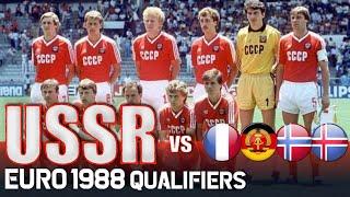 SOVIET UNION Euro 1988 Qualification All Matches Highlights | Road to West Germany