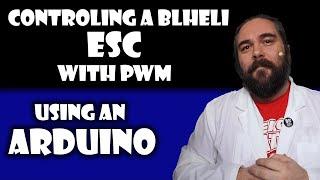 Controlling a bi-directional brushless motor/ESC using PWM with an Arduino