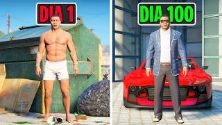 Pasé 100 Días en GTA 5 REALISTA