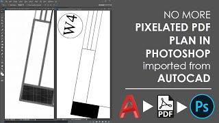 How to remove PIXELATION from a PDF PLAN EXPORTED from AUTOCAD / High Resolution PDF EXPORT/IMPORT