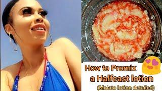 HOW TO PROMIX A HALFCAST/MOLATO LOTION. Full Tutorial. #howto #halfcastlotion #molato #whitening