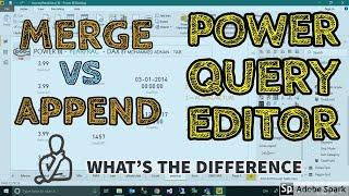 Merge Vs Append Queries In Power BI Power Query Editor TAIK18 (3-13) Power BI