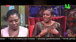 Watch how Nana Aba Anamoah reacted to Abena Korkor's apology on United Showbiz