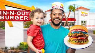 Eating In-N-Out Secret Menu with MY SON!