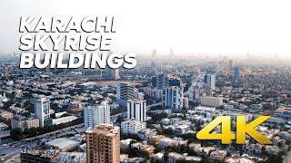 Karachi Skyline Montage Aerial 2023 Part 5 - 4K Ultra HD - Karachi Street View