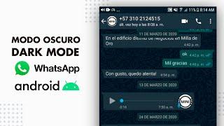 DARK MODE WhatsApp Android