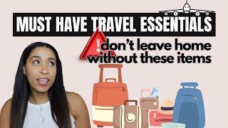 NEVER TRAVEL WITHOUT THESE 5 THINGS | best luggage, organization, planning tips and more!