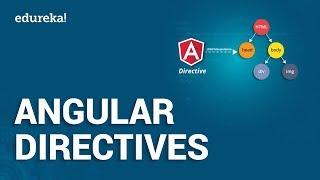 Angular Directives Tutorial | Types of Directives Angular 8 | Angular Training | Edureka
