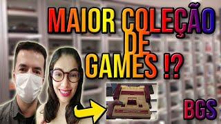 A MAIOR COLEÇÃO DE GAMES DO BRASIL !? - MARCELO TAVARES - BGS  + BÔNUS | JESSICA UP