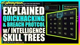 Cyberpunk 2077 Breach Protocol & Hacking Explained - All Intelligence Attribute Skill Lines & Perks