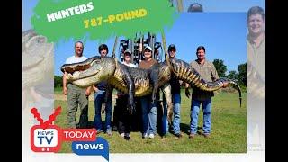 Mississippi hunters land a giant 787-pound alligator-VIETNEWS-breaking news