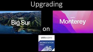 Upgrading Mac OS Big Sur 11.6 to Monterey 12.01 in VMware Workstation Pro 16.2