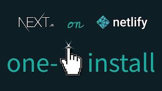 Deploy Next.js on Netlify in ONE click!! | Next.js Build Plugin on Netlify