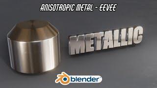 Making a Metallic Anisotropic Material in EEVEE | Blender 4.0