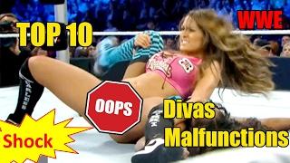 Top 10 WWE Divas Malfunctions