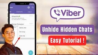 How to Unhide Viber Chat !