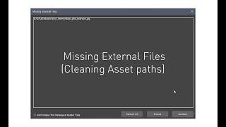 Asset paths cleaning/Missing External Files/3DsMax-2022