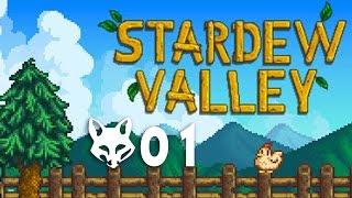 BEGINNINGS OF FOXY FARM | Stardew Valley Episode 1 | Foxy Fern Plays Stardew Valley Gameplay