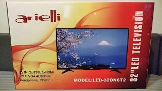 Tv arielli 32inch video unboxing |gellio -γελιο