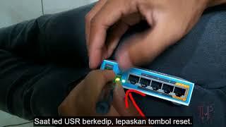 How to Hard reset router mikrotik RB951Ui 2nD