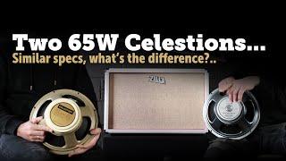 Celestions' G12-65 & G12M-65 (Creamback), What's the difference?