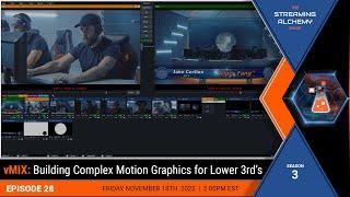 vMIX: Building Complex Motion Graphics for Lower 3rd’s