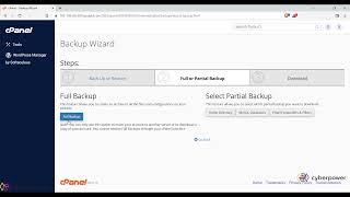 How to create and Download Backup in cPanel - Voxfor