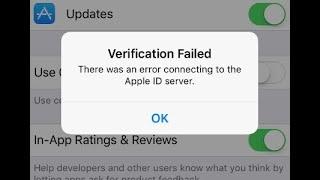 How to Fix Verification Failed There Was an Error Connecting to the Apple ID Server iOS 16 iPhone