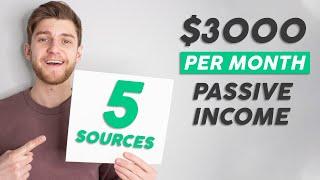 PASSIVE INCOME: How I Make $3000 Per Month as a YouTuber ($0 to $3000/month by age 23)