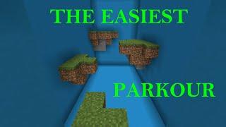 More difficult than you would think... The Easiest Parkour | Minecraft map