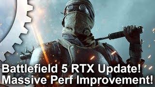 [4K] Battlefield 5 RTX Update! Massive Ray Tracing Performance Boosts + More!