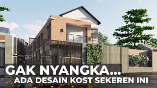 DESAIN KOS KOSAN PALING KEREN 2 LANTAI | Ukuran 14x40 Meter