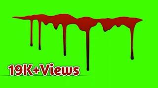 Blood green screen effect // Blood green screen animation //BRK works