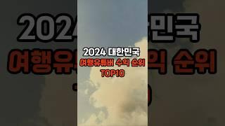 2024 대한민국 여행유튜버 수익 Top10