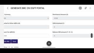 Generate E BRC on DGFT Portal #dgft