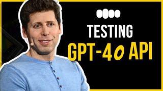 Getting Started with GPT-4o API, Image Understanding, Function Calling and MORE