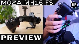 A better stick choice? | MOZA MH16 Flightstick preview | Ergonomics | DCS test | AB9 mount